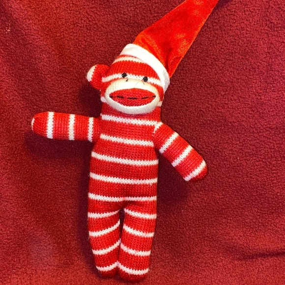 Sock Monkey stuffed animal Dandee Collectors - Picture 1 of 5